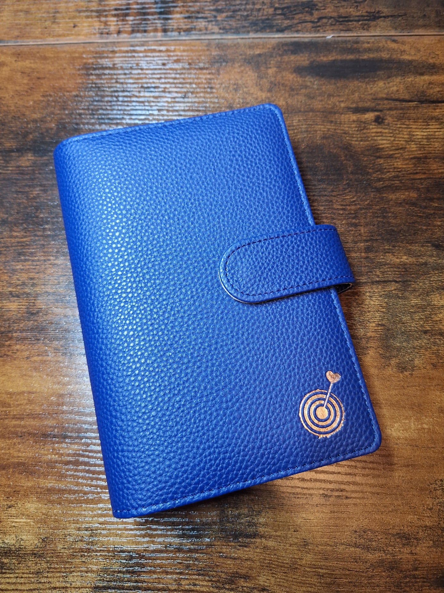 Navy A6 with Rose Gold Rings Planner/Budget Binder