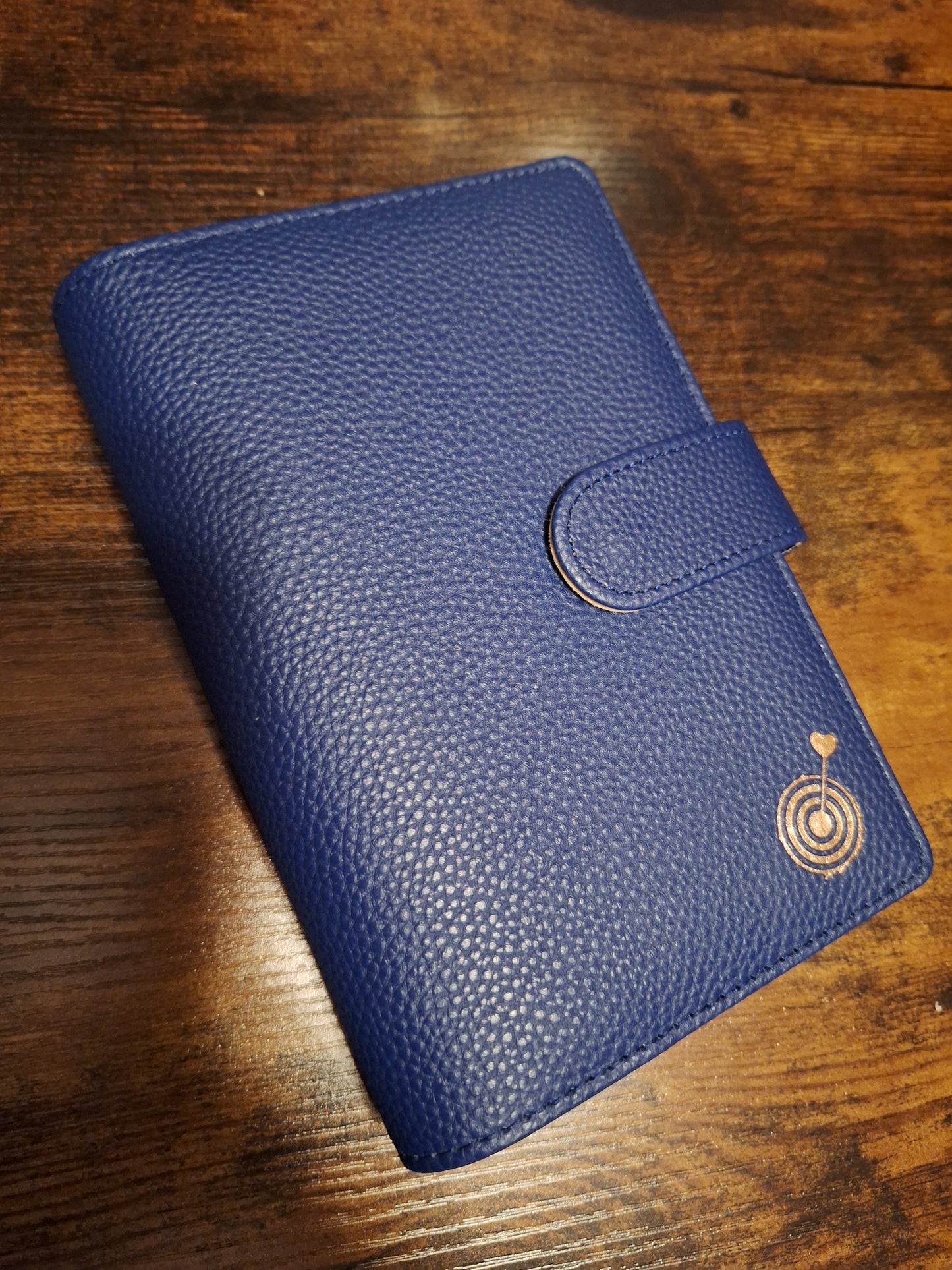 Navy A6 with Rose Gold Rings Planner/Budget Binder