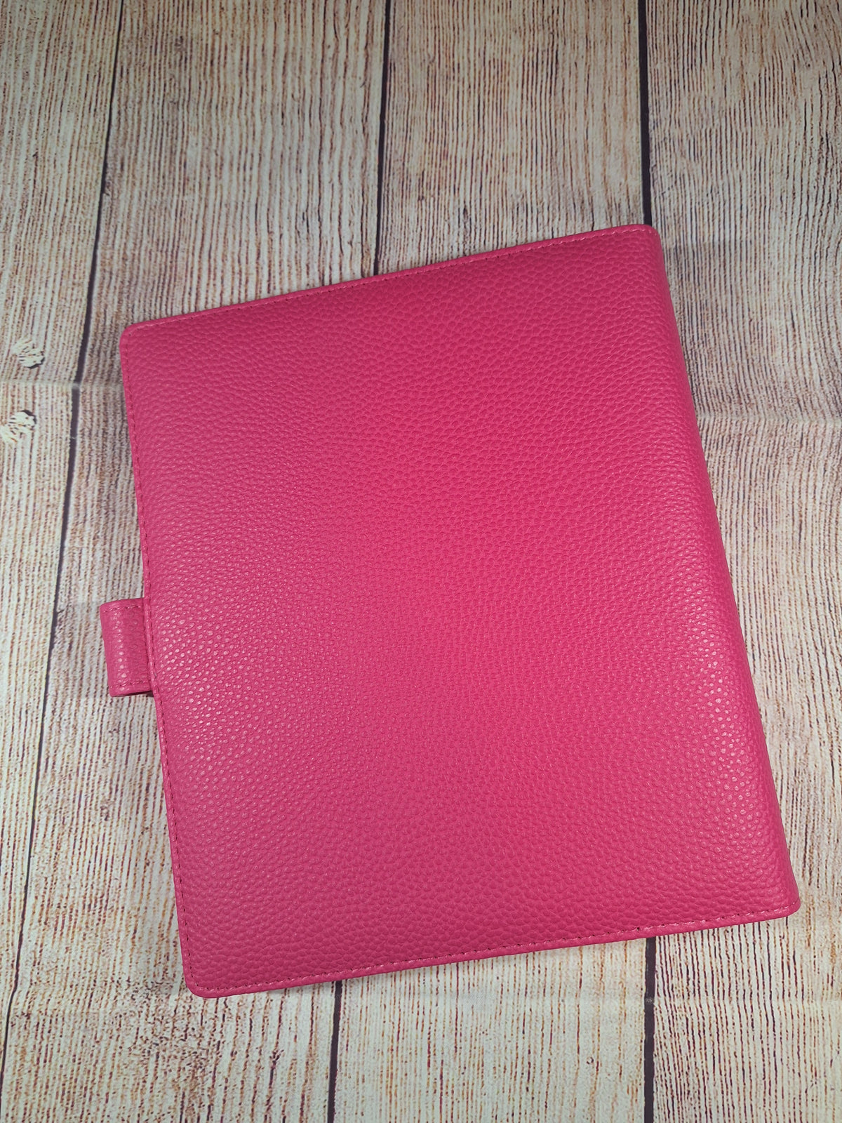 Hot Pink Planner with Black Rings, A5 Pink Planner/Budget Binder, Hot Pink Organizer