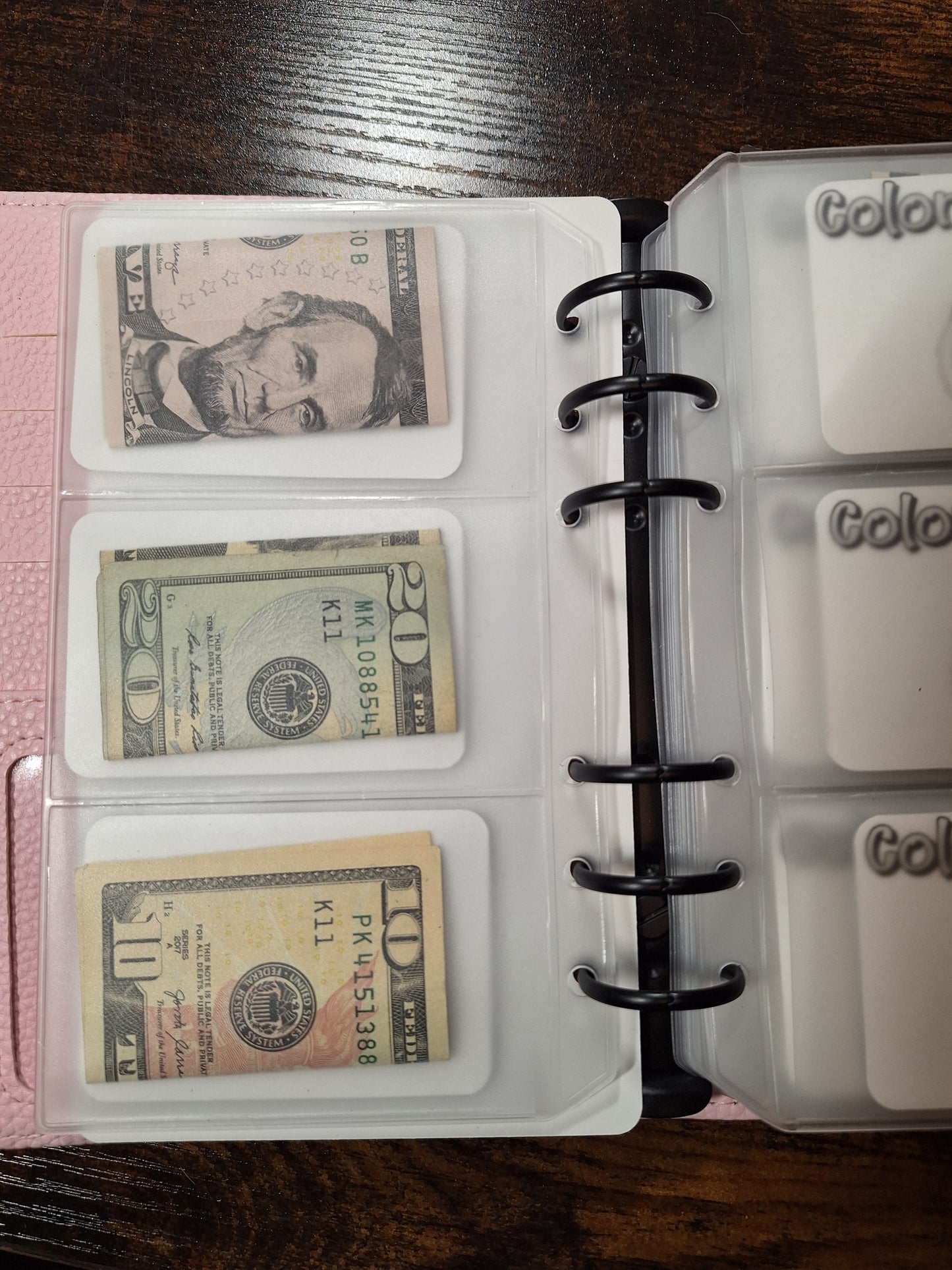 52 Week Savings Challenge - Color The Dot A6 Size