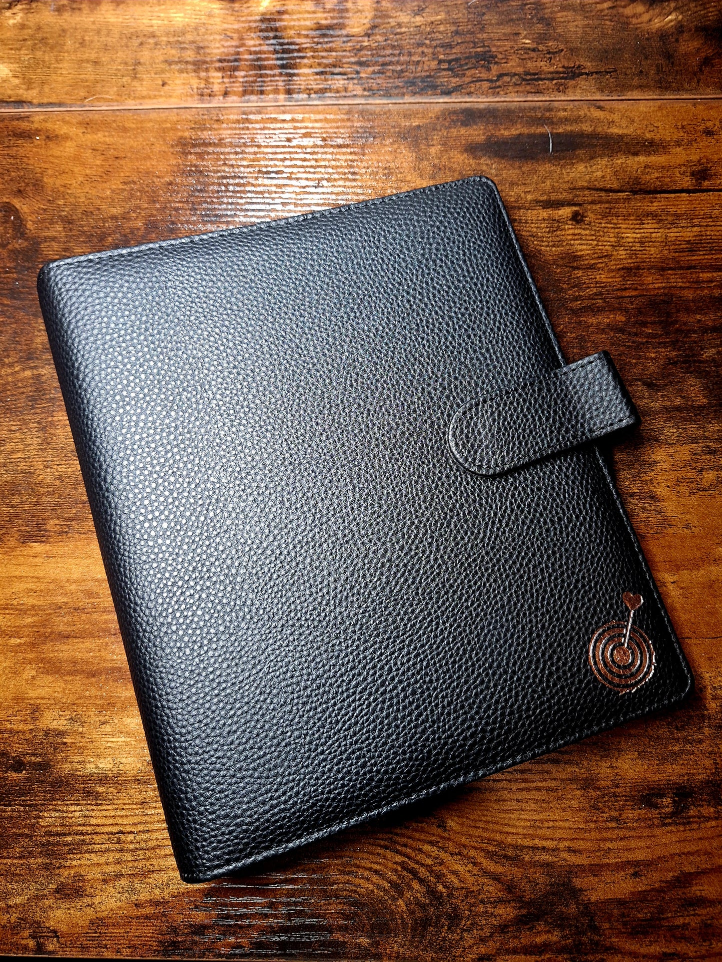 Black A5 with Rose Gold Rings Planner/Budget Binder
