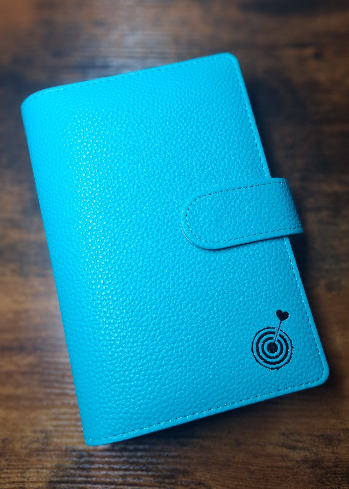 Turquoise A6 with Black Rings Planner/Budget Binder