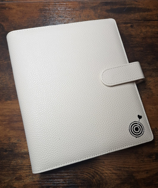 Cream A5 with Black Rings Planner/Budget Binder