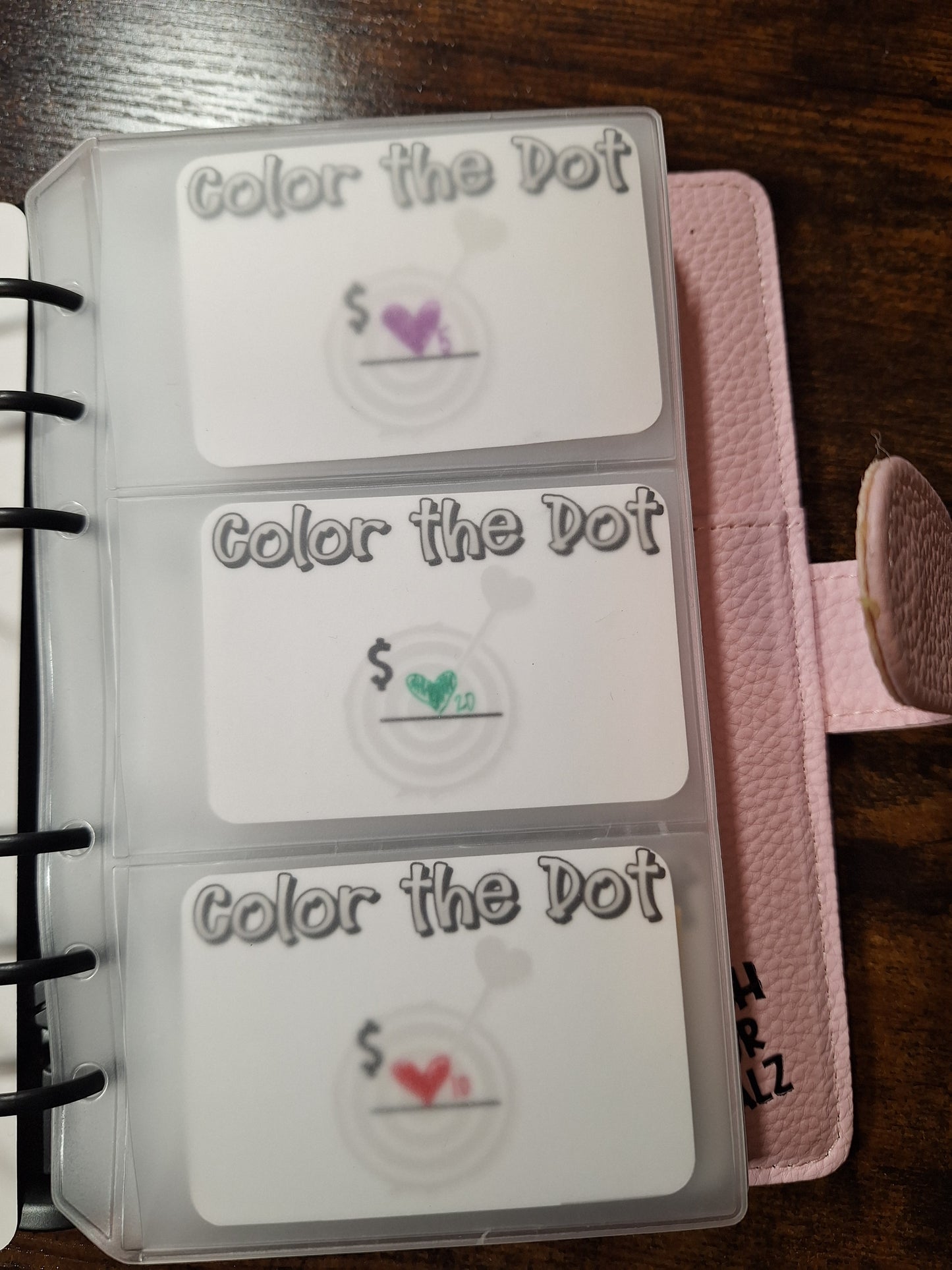 52 Week Savings Challenge - Color The Dot A6 Size