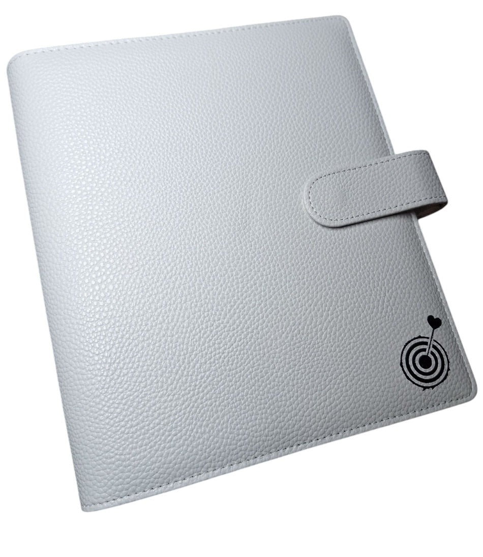 Light Gray A5 with Black Rings Planner/Budget Binder