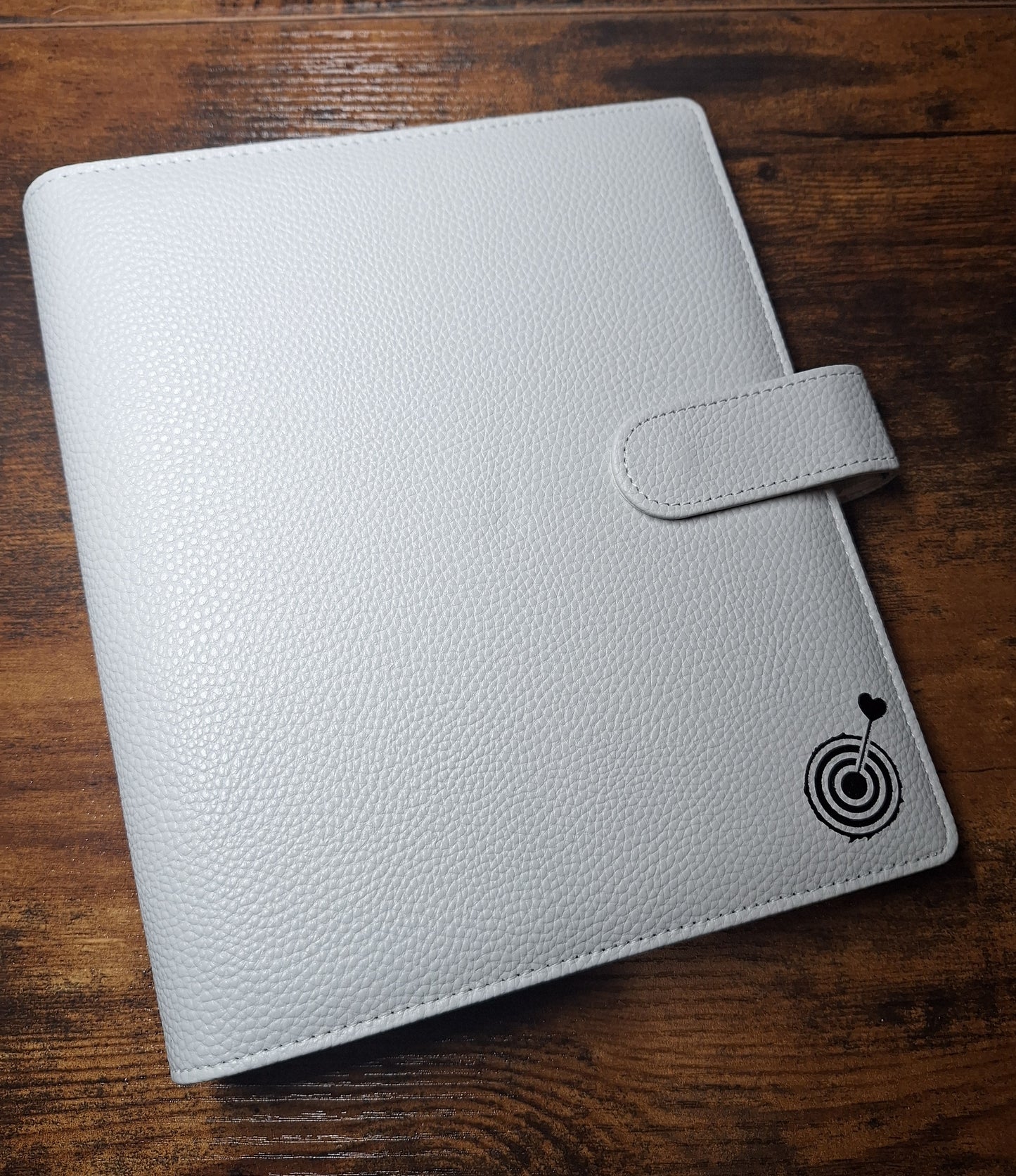 Light Gray A5 with Black Rings Planner/Budget Binder