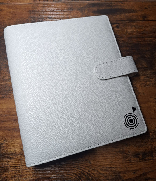 Light Gray A5 with Black Rings Planner/Budget Binder