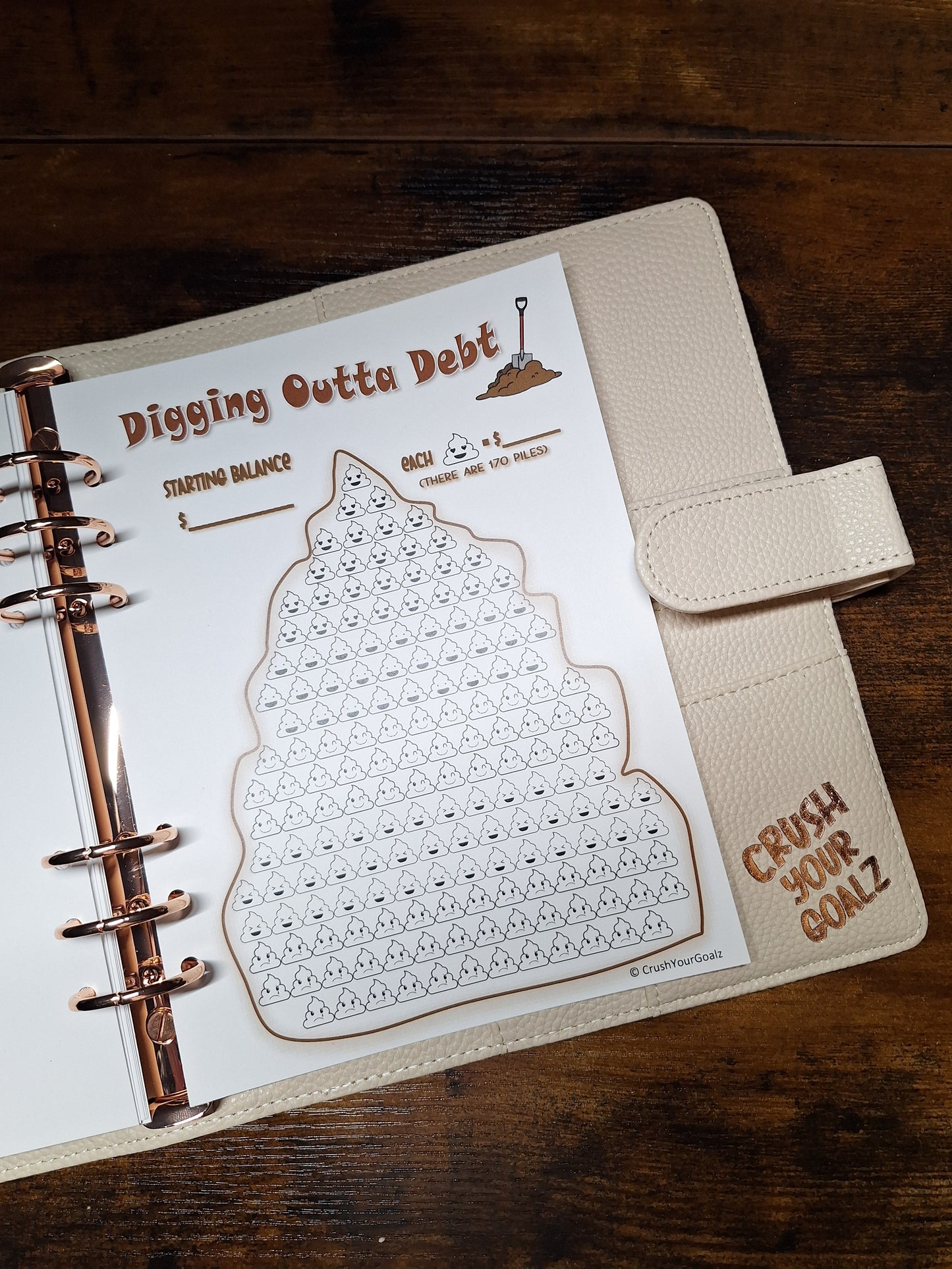 Fun Emoji Debt Tracker - Debt Payoff Color Chart! Dave Ramsey, Debt Snowball, Debt Tracker Printable, Visual Tracker  - A5 Size