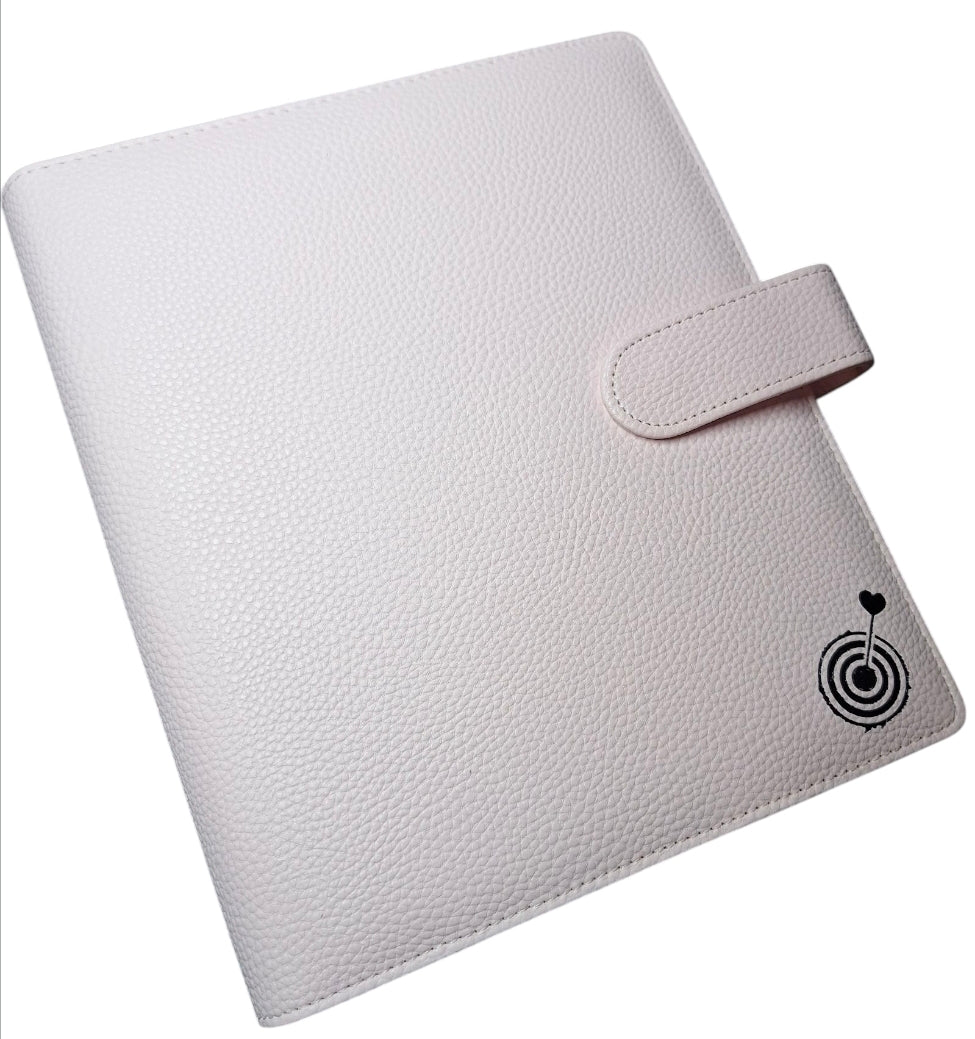 Pale Pink A5 with Black Rings Planner/Budget Binder